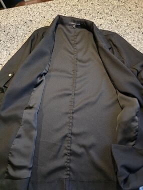 Sweet Rain Women's Black Jacket - Classic Lightweight Coat